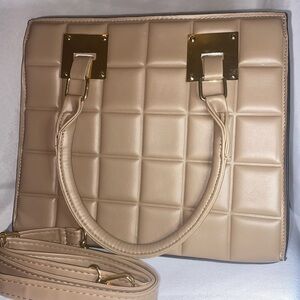 Boutique Brown Handbag With Strap